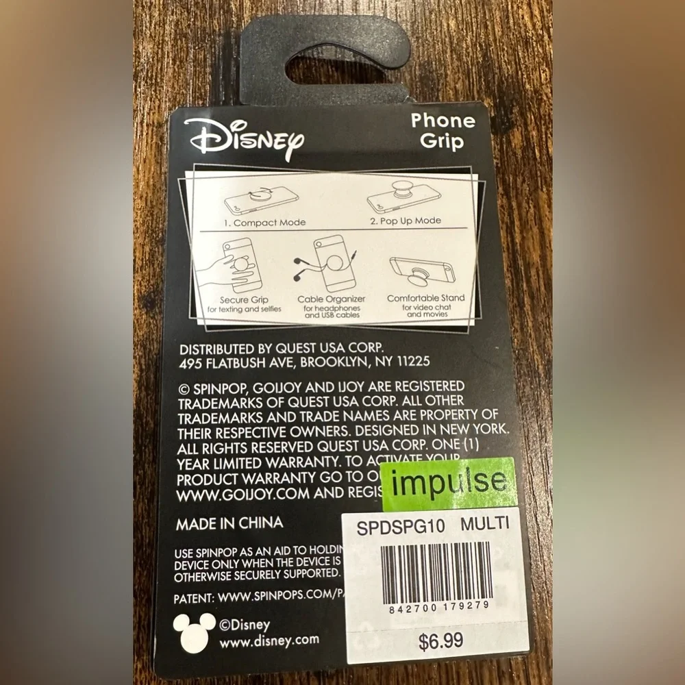 Disney Spinpop Minnie Mouse Phone Grip